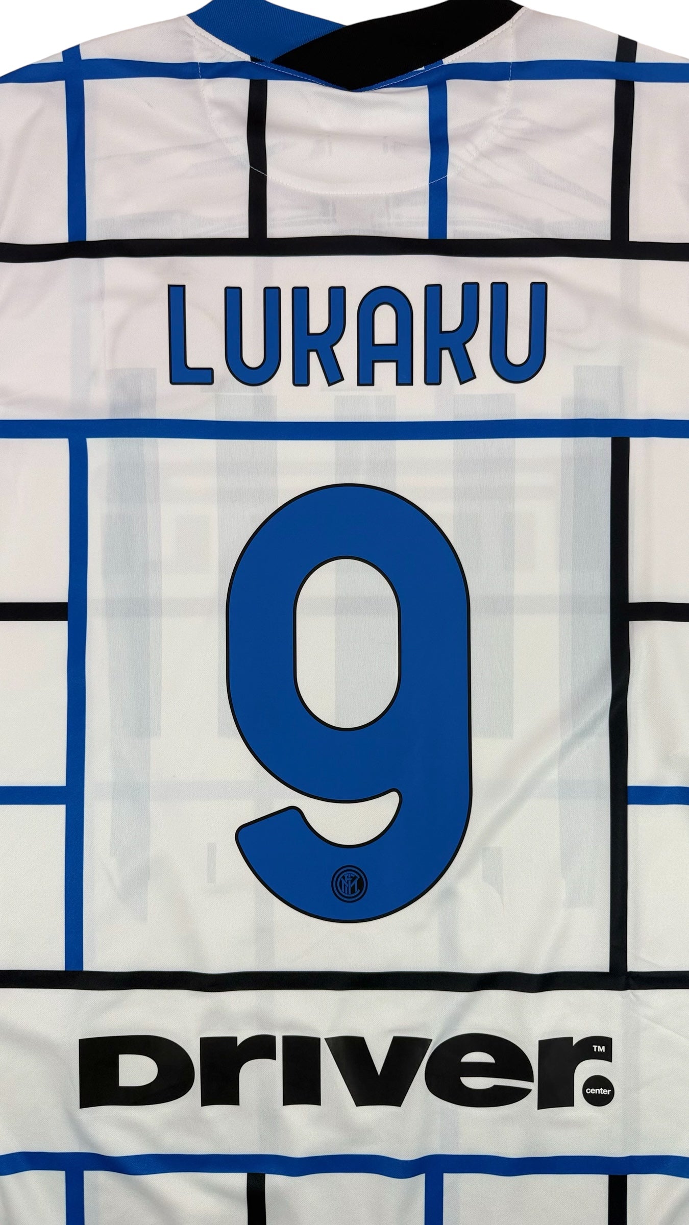 INTER MILAN 2020/21 AWAY SHIRT - #9 LUKAKU (SIZE XL) NWT