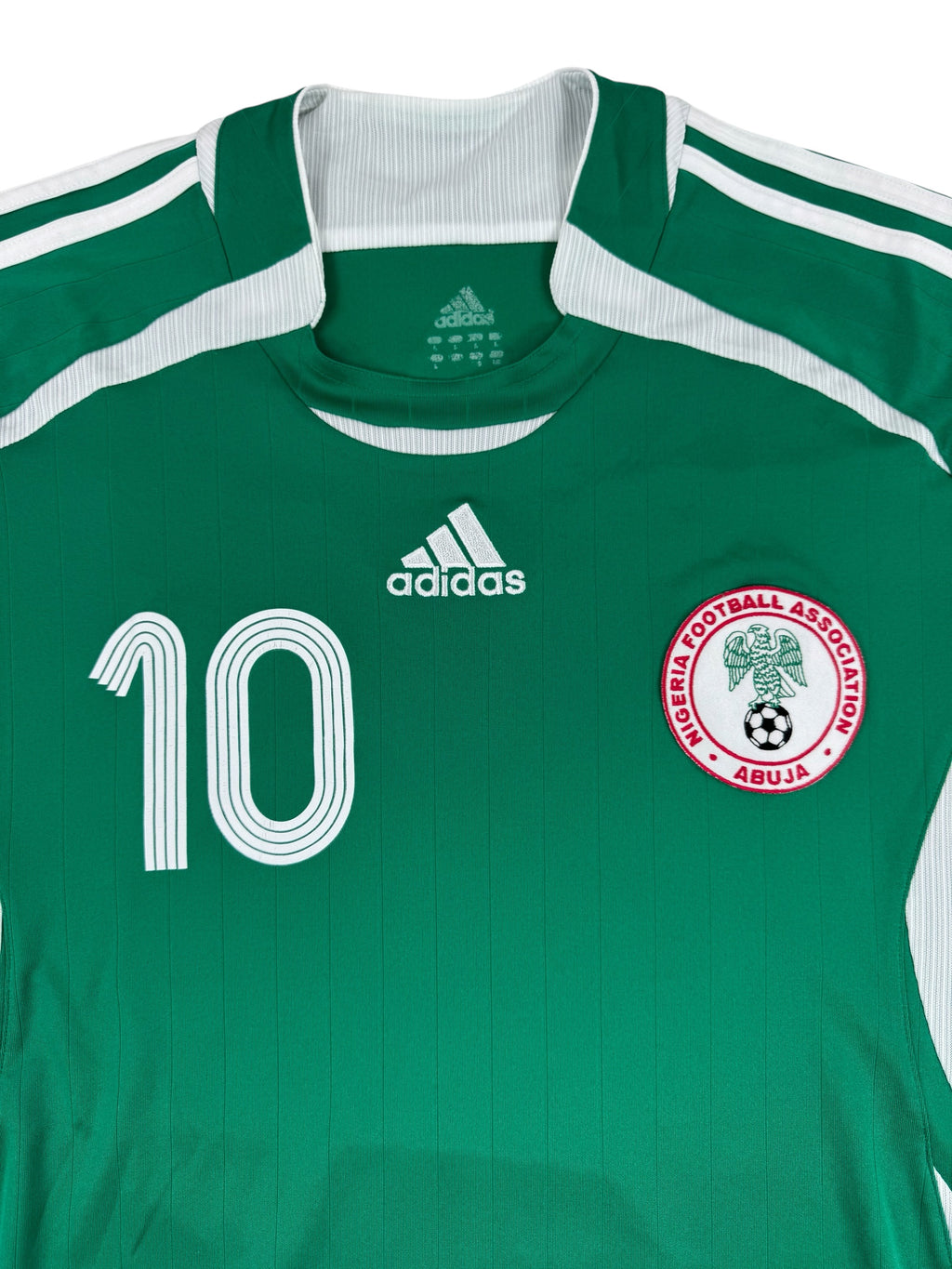 NIGERIA 2006/07 HOME SHIRT - #10 OKOCHA (SIZE L)