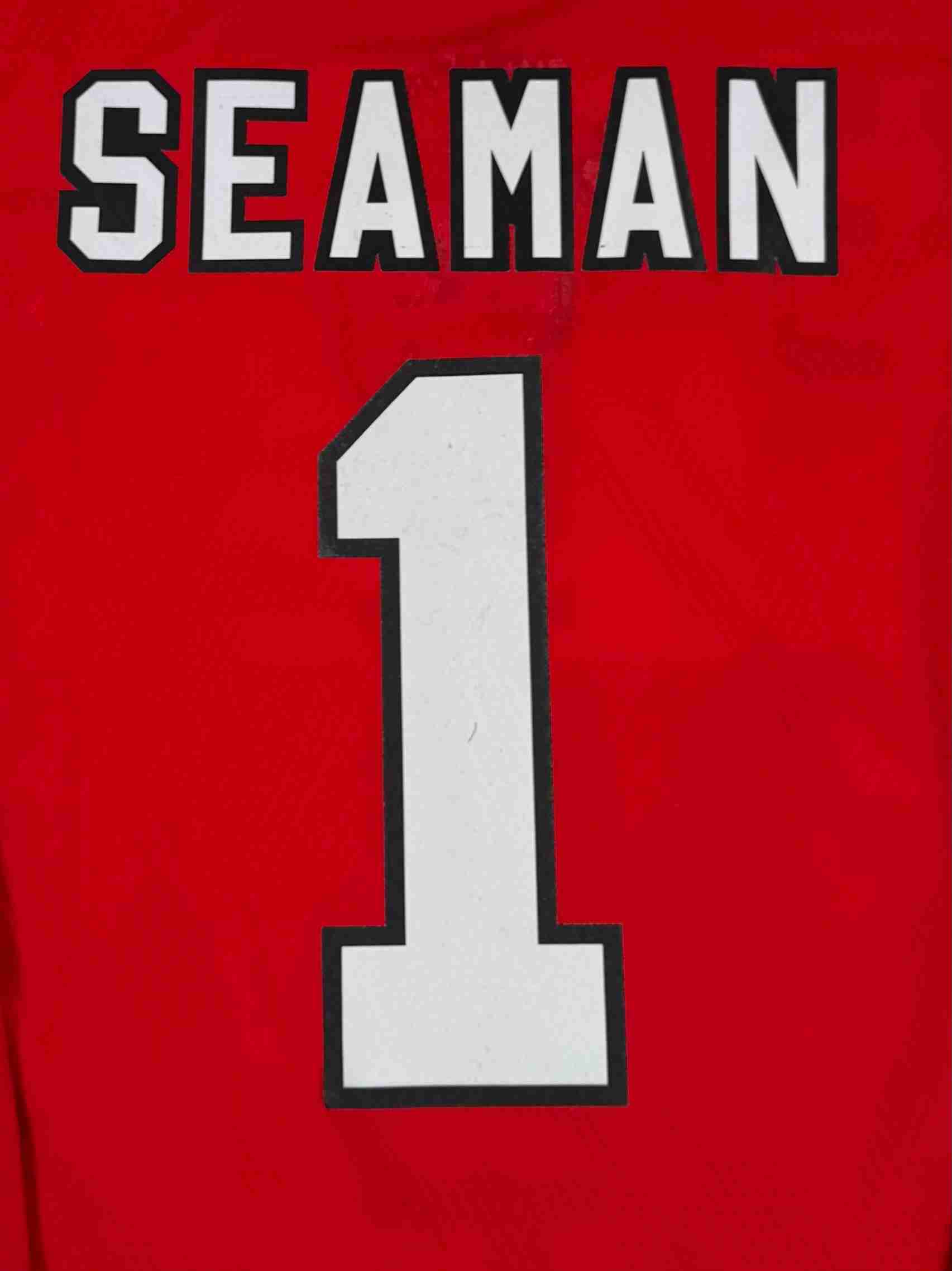 ENGLAND 1995/96 GK SHIRT - #1 SEAMAN (SIZE L)