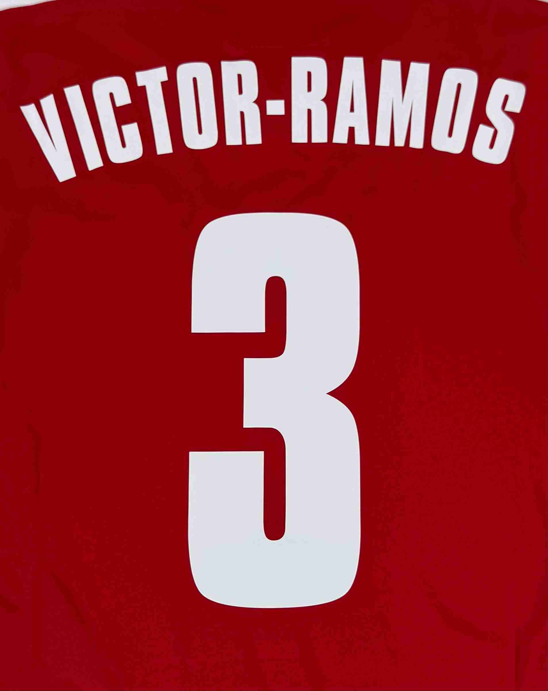 STANDARD DE LIÈGE 2009/10 HOME SHIRT - #3 VICTOR-RAMOS (SIZE S)