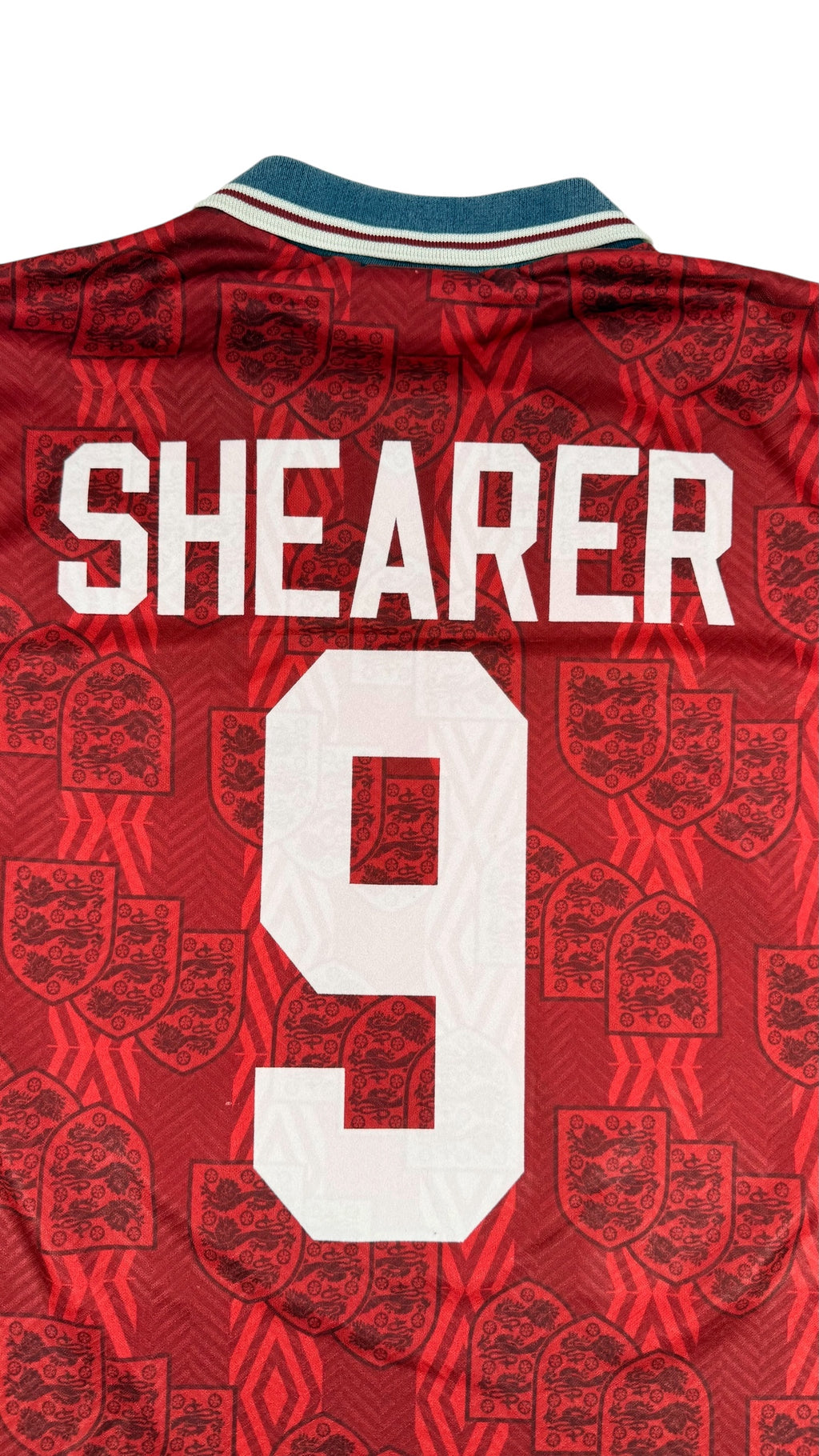 ENGLAND 1994/96 AWAY SHIRT - #9 SHEARER (SIZE XL)
