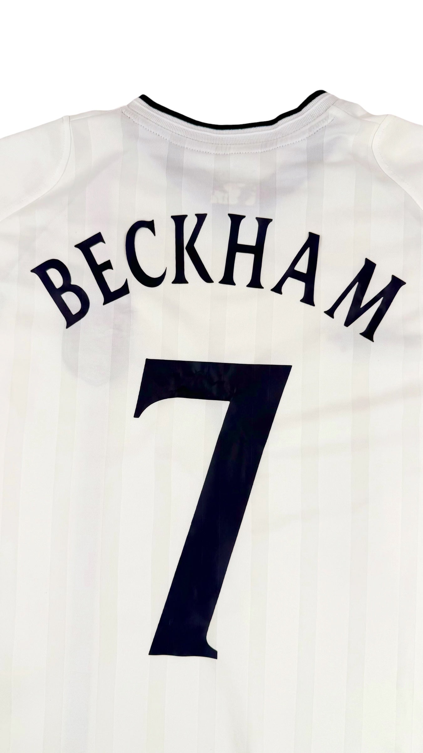 ENGLAND 2002/04 HOME SHIRT - #7 BECKHAM (SIZE XL)