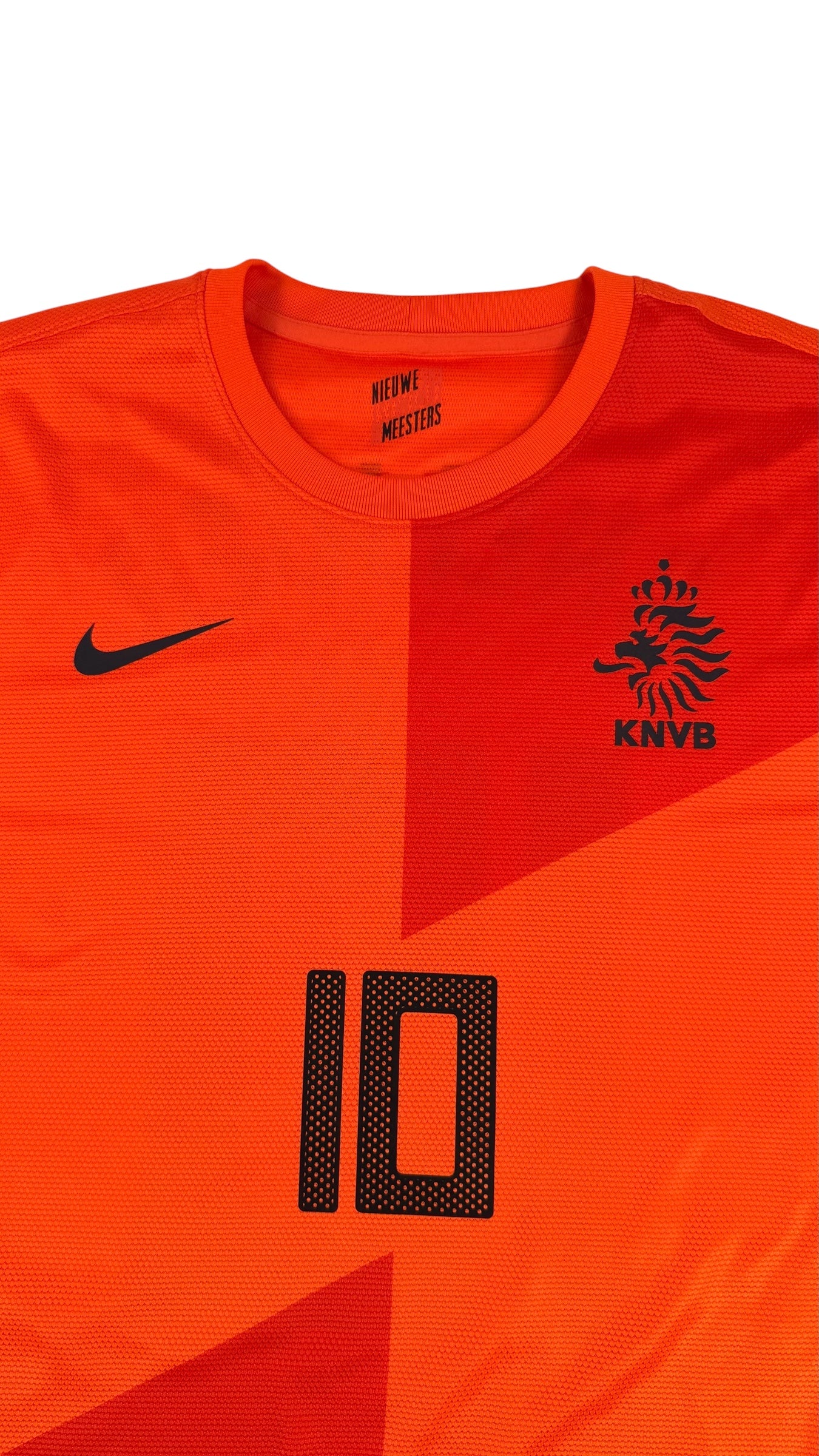 THE NETHERLANDS 2012/13 HOME SHIRT - #10 SNEIJDER (SIZE XL)