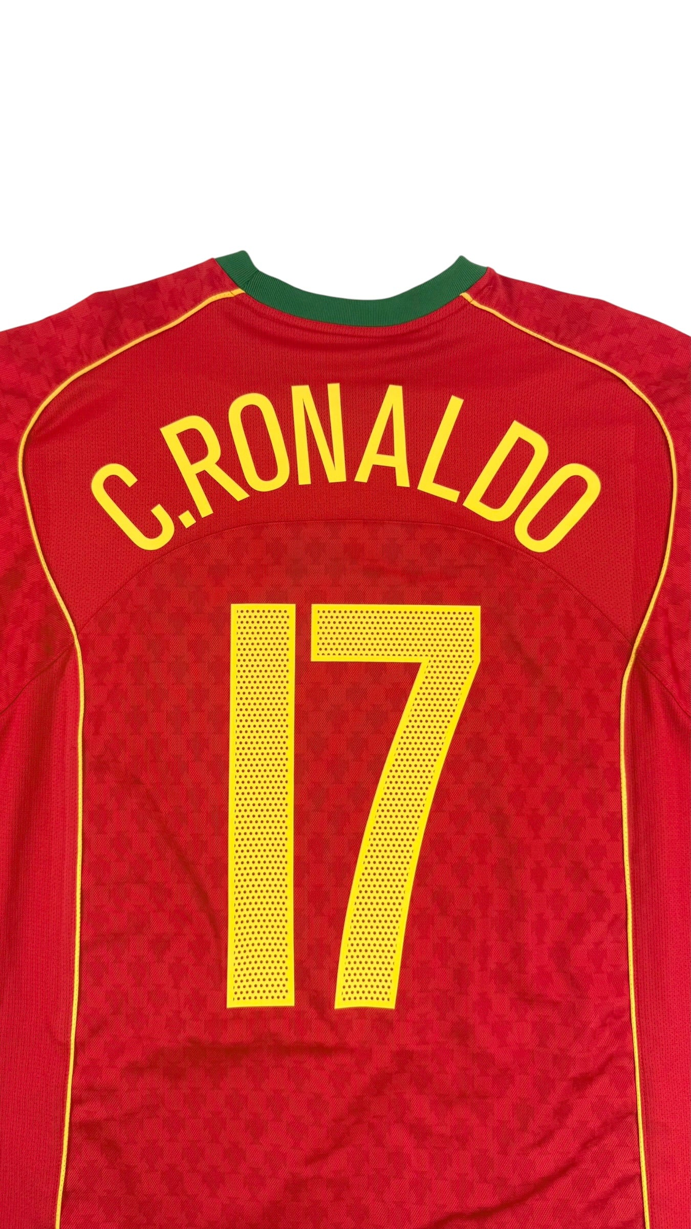 PORTUGAL 2004/05 HOME SHIRT - #17 RONALDO (SIZE XL)