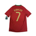 PORTUGAL 2008/10 HOME SHIRT - #7 RONALDO (SIZE S)