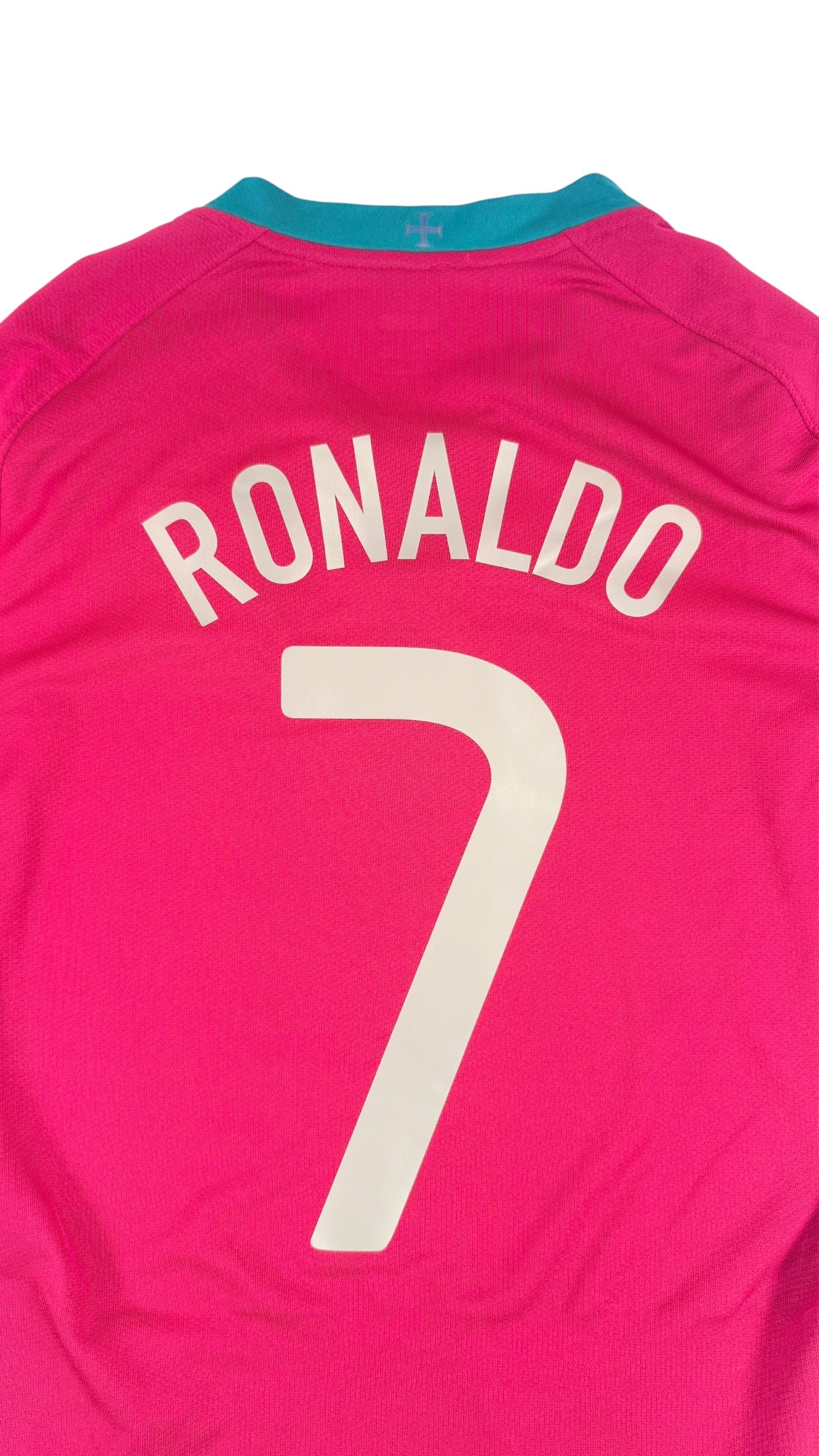 PORTUGAL 2008/10 HOME SHIRT - #7 RONALDO (SIZE S)