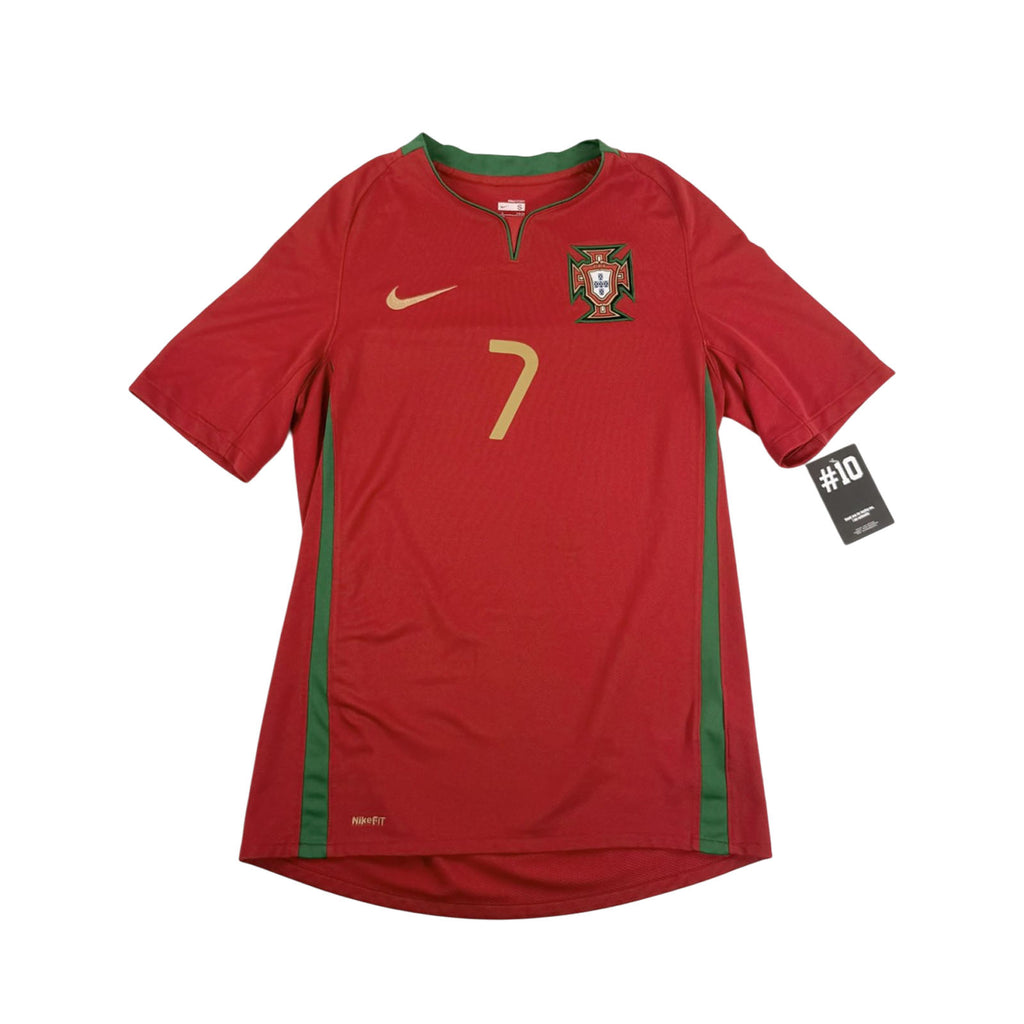 PORTUGAL 2008/10 HOME SHIRT - #7 RONALDO (SIZE S)