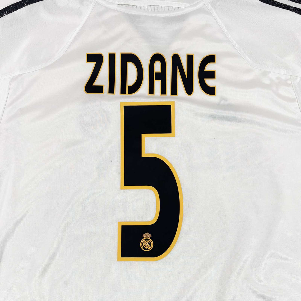 REAL MADRID 2003/04 HOME SHIRT – #5 ZIDANE