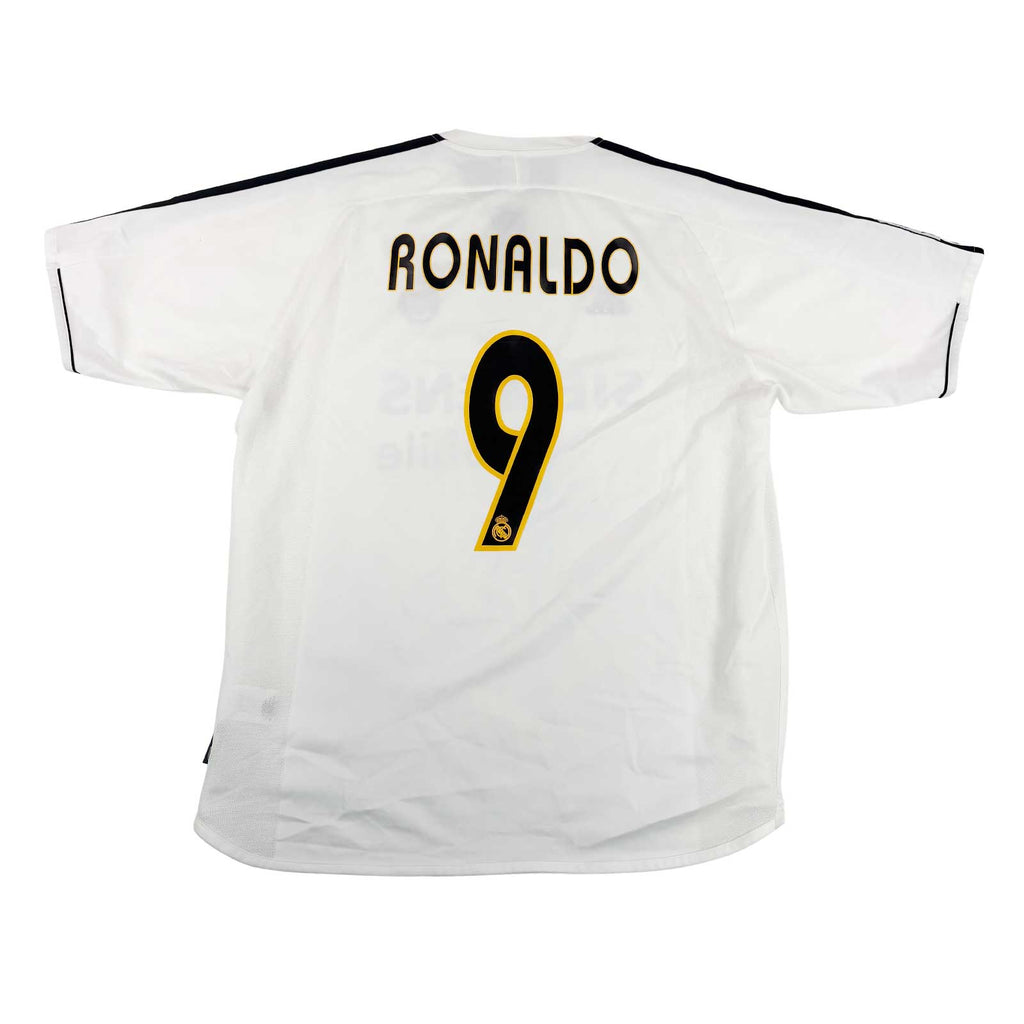 REAL MADRID 2004/05 HOME SHIRT - #9 RONALDO