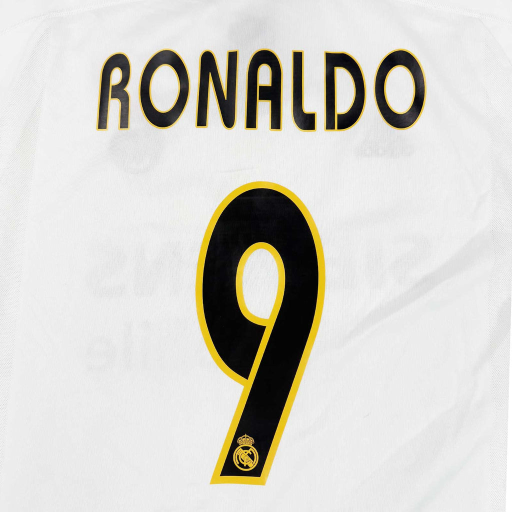 REAL MADRID 2004/05 HOME SHIRT - #9 RONALDO