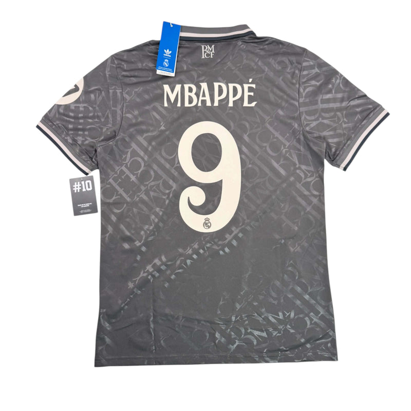 REAL MADRID 2024/25 THIRD SHIRT - #9 MBAPPÉ (SIZE M)
