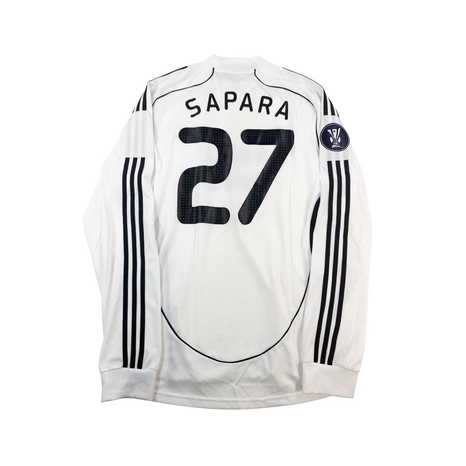 ROSENBORG BK 2008 HOME SHIRT - MATCHWORN/ISSUED #27 SAPARA