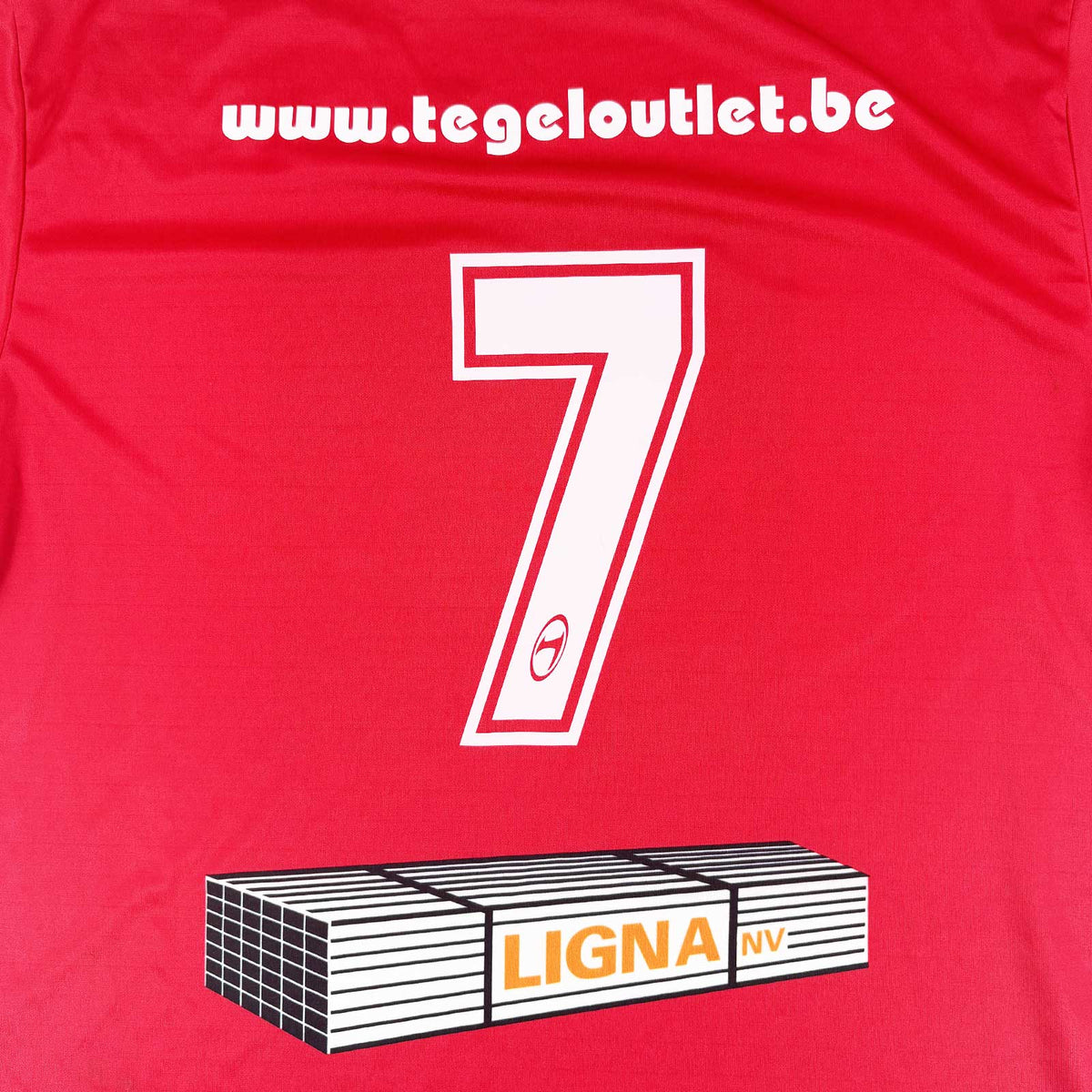 ROYAL ANTWERP 2012/13 HOME SHIRT - MATCHWORN/ISSUED #7 (SIZE S/M)