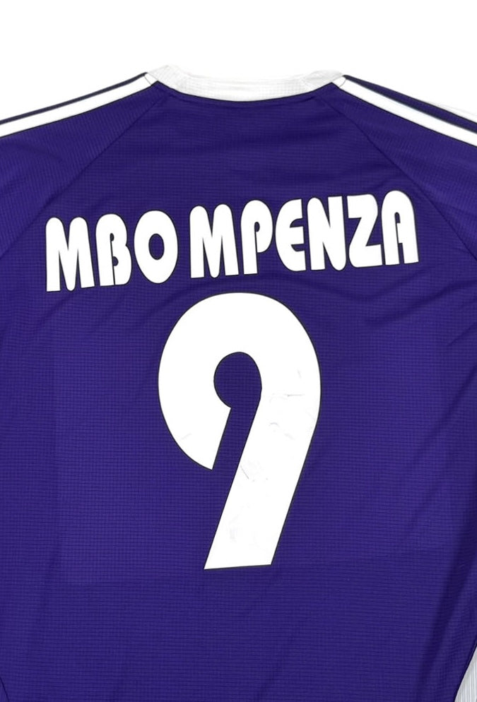 RSCANDERLECHT 2006 07 HOME SHIRT MATCHWORN 9 MBO MPENZA Backdetail