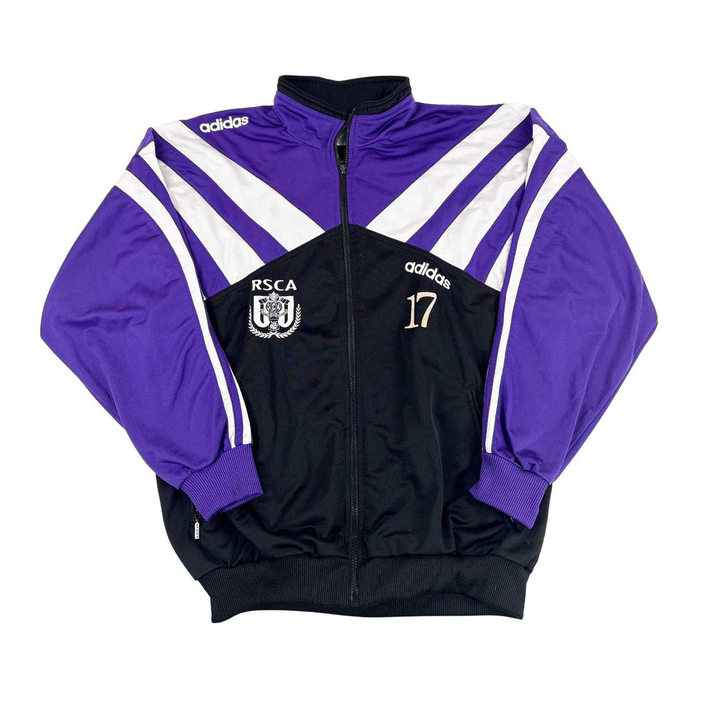 RSC ANDERLECHT 1996/97 TRAINING JACKET - PLAYER ISSUE #17 (SIZE L)