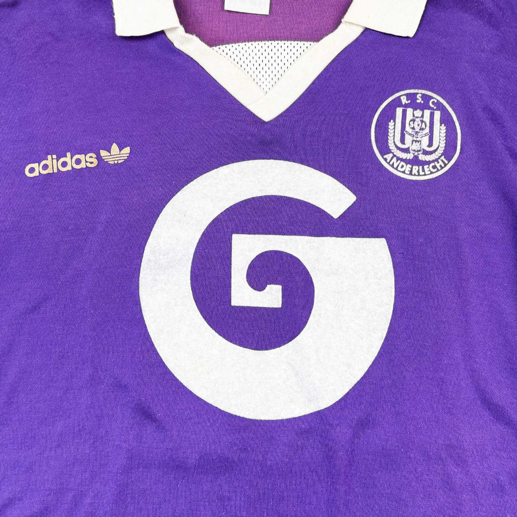 RSC ANDERLECHT 1987/88 HOME SHIRT – MATCHWORN/ISSUED #5