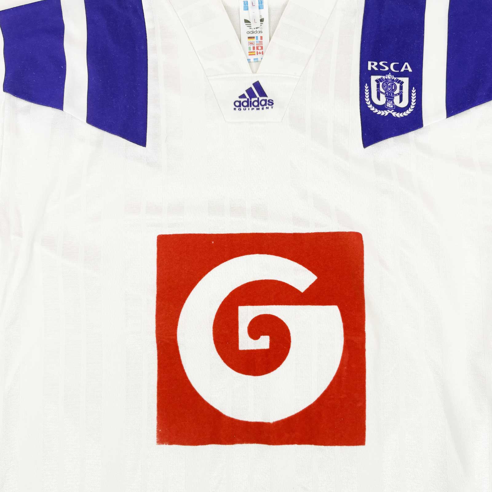RSC ANDERLECHT 1992/93 HOME SHIRT