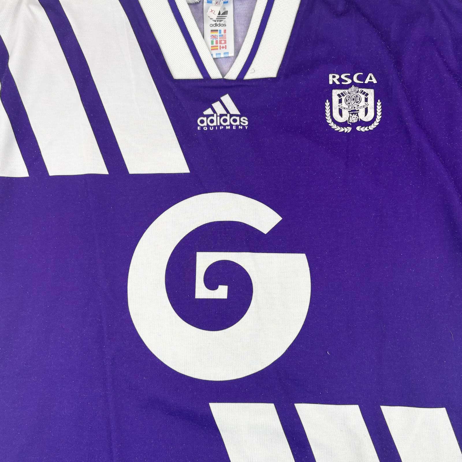 RSC ANDERLECHT 1993/94 AWAY SHIRT - #10