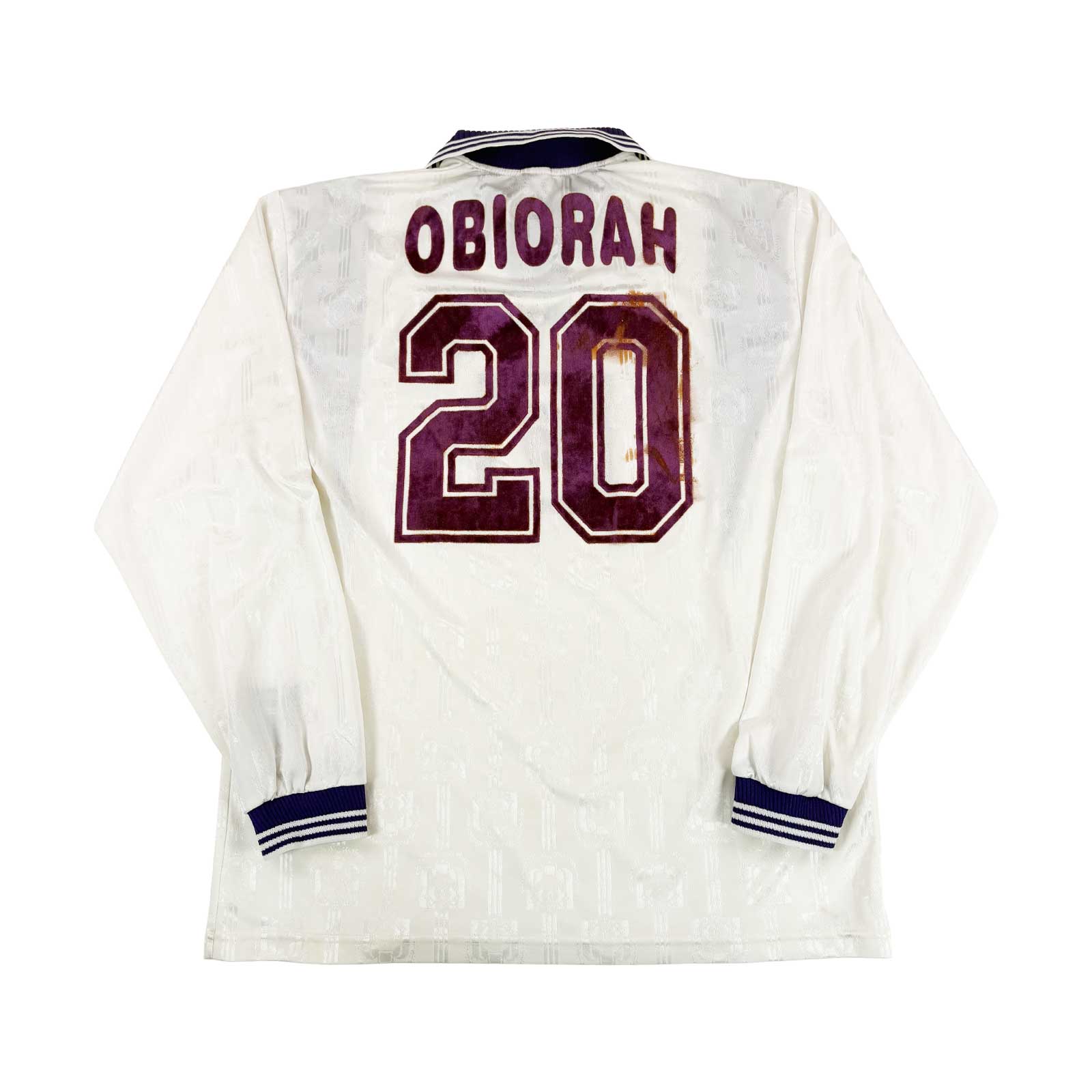 RSC ANDERLECHT 1996/97 AWAY SHIRT #20 OBIORAH