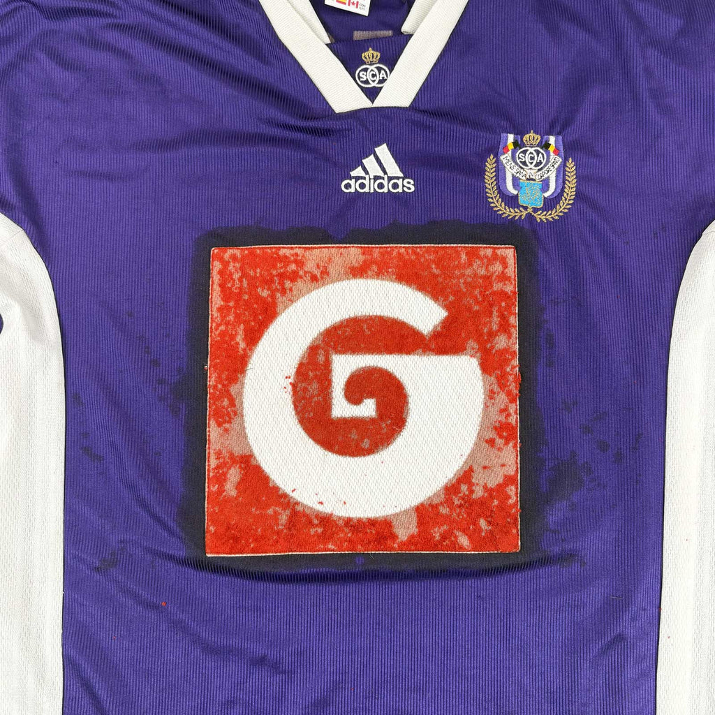 RSC ANDERLECHT 1998/99 AWAY SHIRT - #28 BASEGGIO