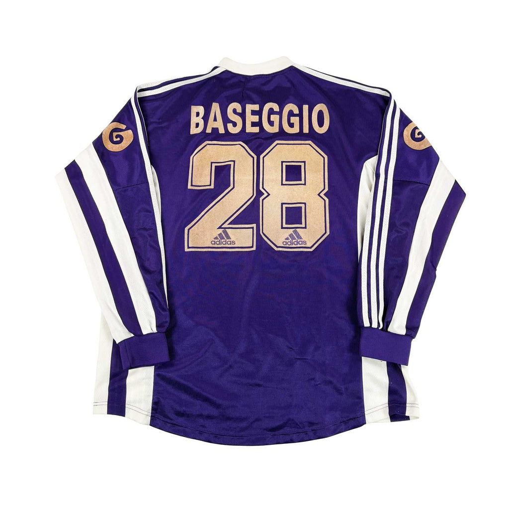 RSC ANDERLECHT 1998/99 AWAY SHIRT - #28 BASEGGIO