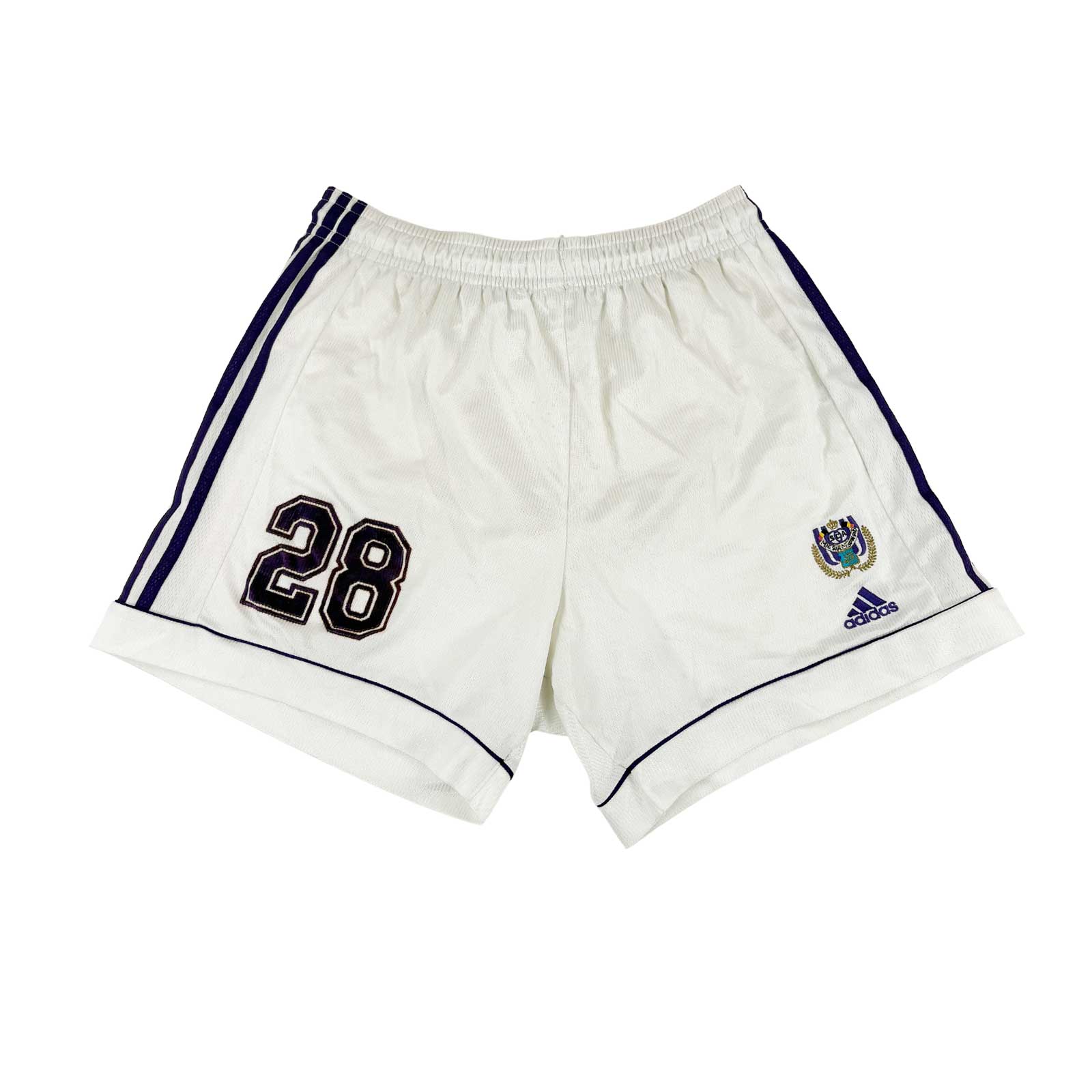 Anderlecht 1998/99 home shorts worn by Baseggio