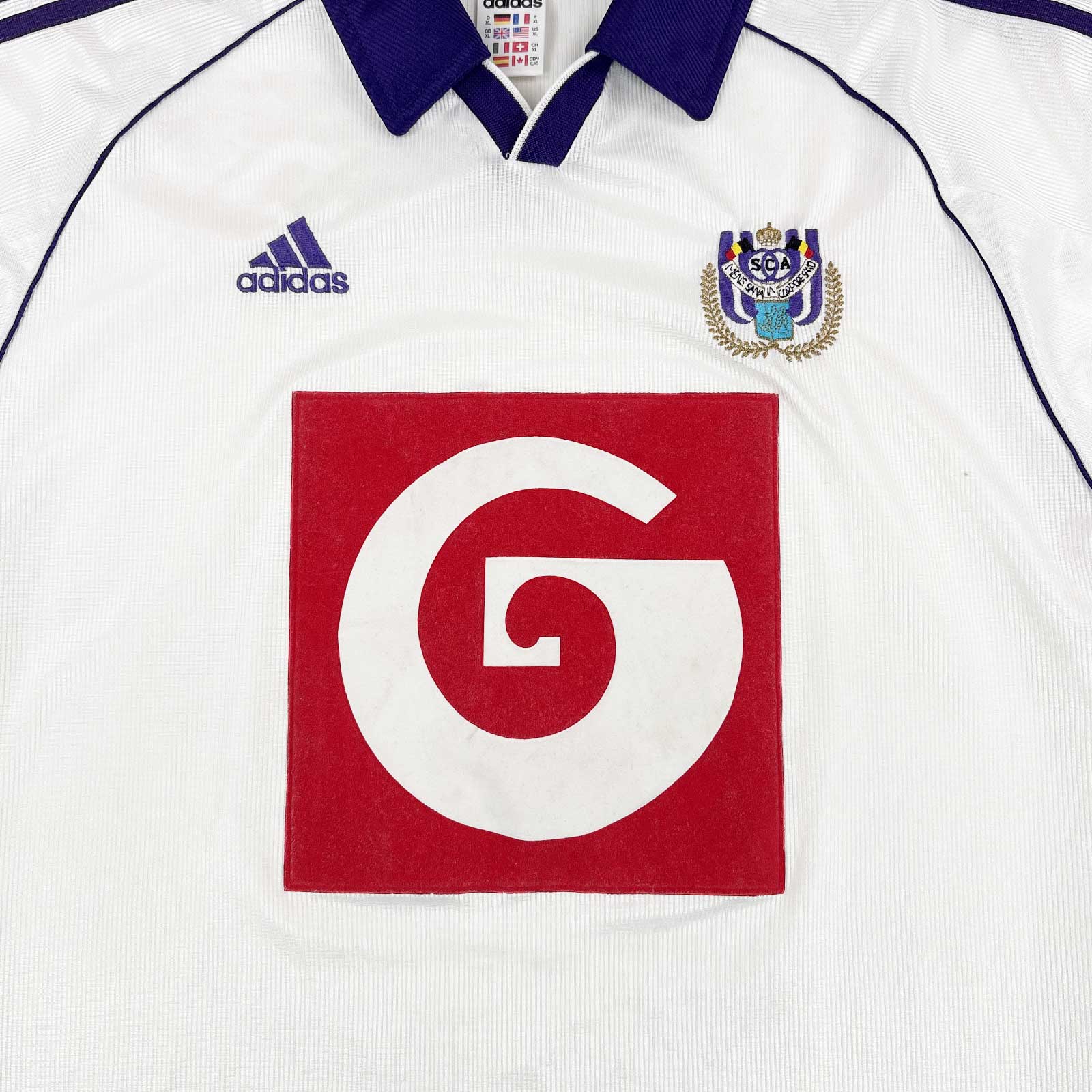 RSC ANDERLECHT 1999/00 HOME SHIRT 