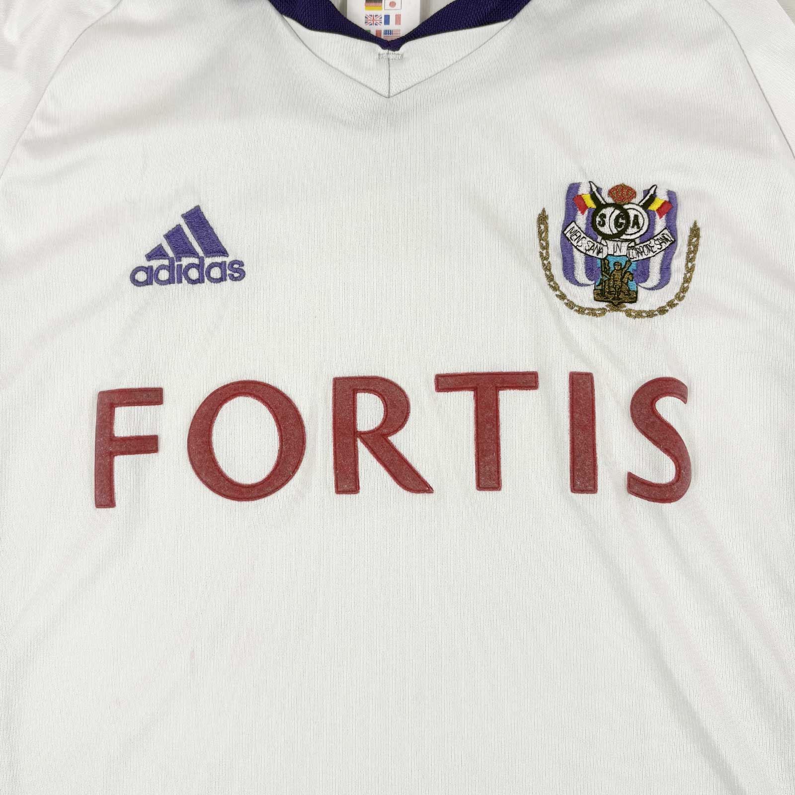 RSC ANDERLECHT 2001/02 HOME SHIRT 