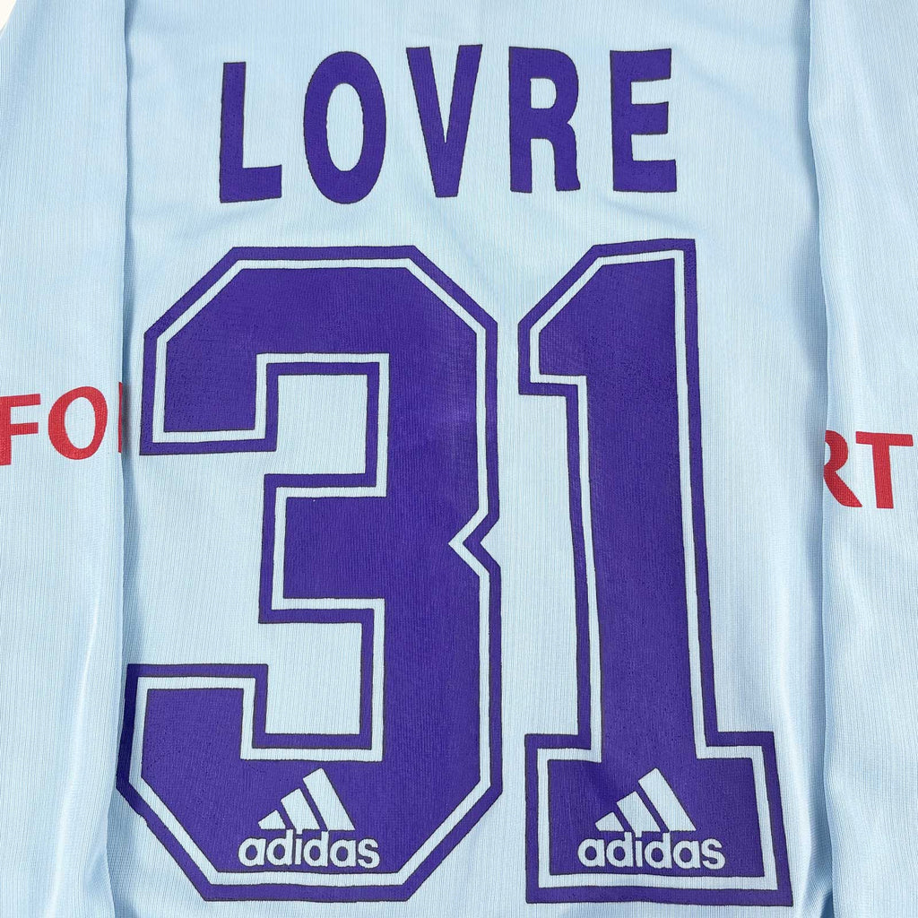 RSC ANDERLECHT 2001/2002 THIRD SHIRT - MATCHWORN/ISSUED #31 LOVRE