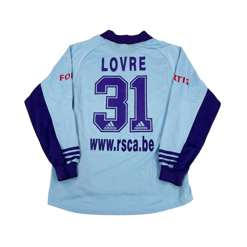 RSC ANDERLECHT 2001/2002 THIRD SHIRT - MATCHWORN/ISSUED #31 LOVRE