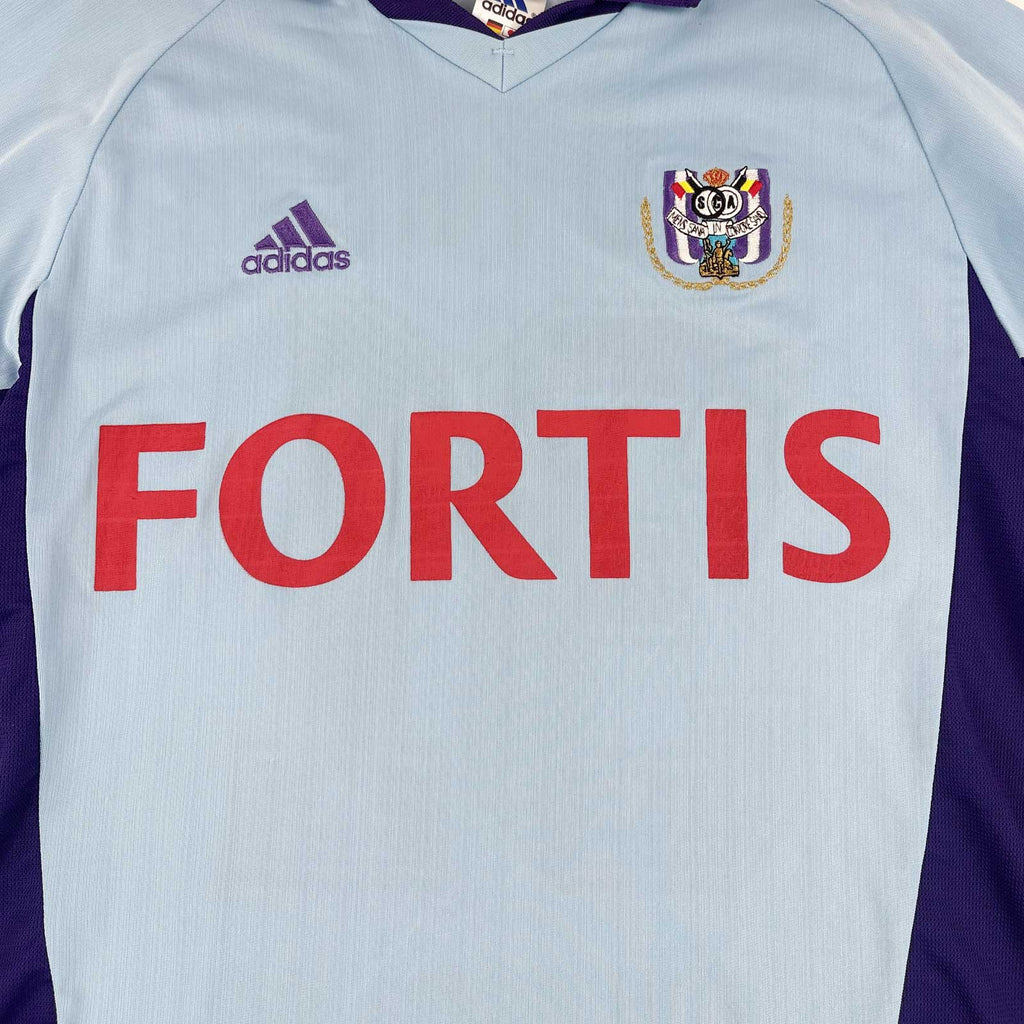 RSC ANDERLECHT 2001/2002 THIRD SHIRT - MATCHWORN/ISSUED #31 LOVRE