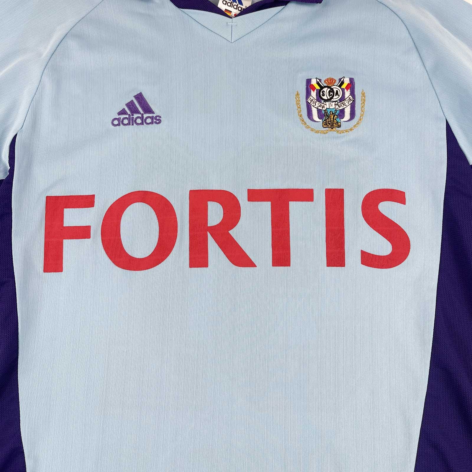 RSC ANDERLECHT 2001/2002 THIRD SHIRT - MATCHWORN/ISSUED #31 LOVRE