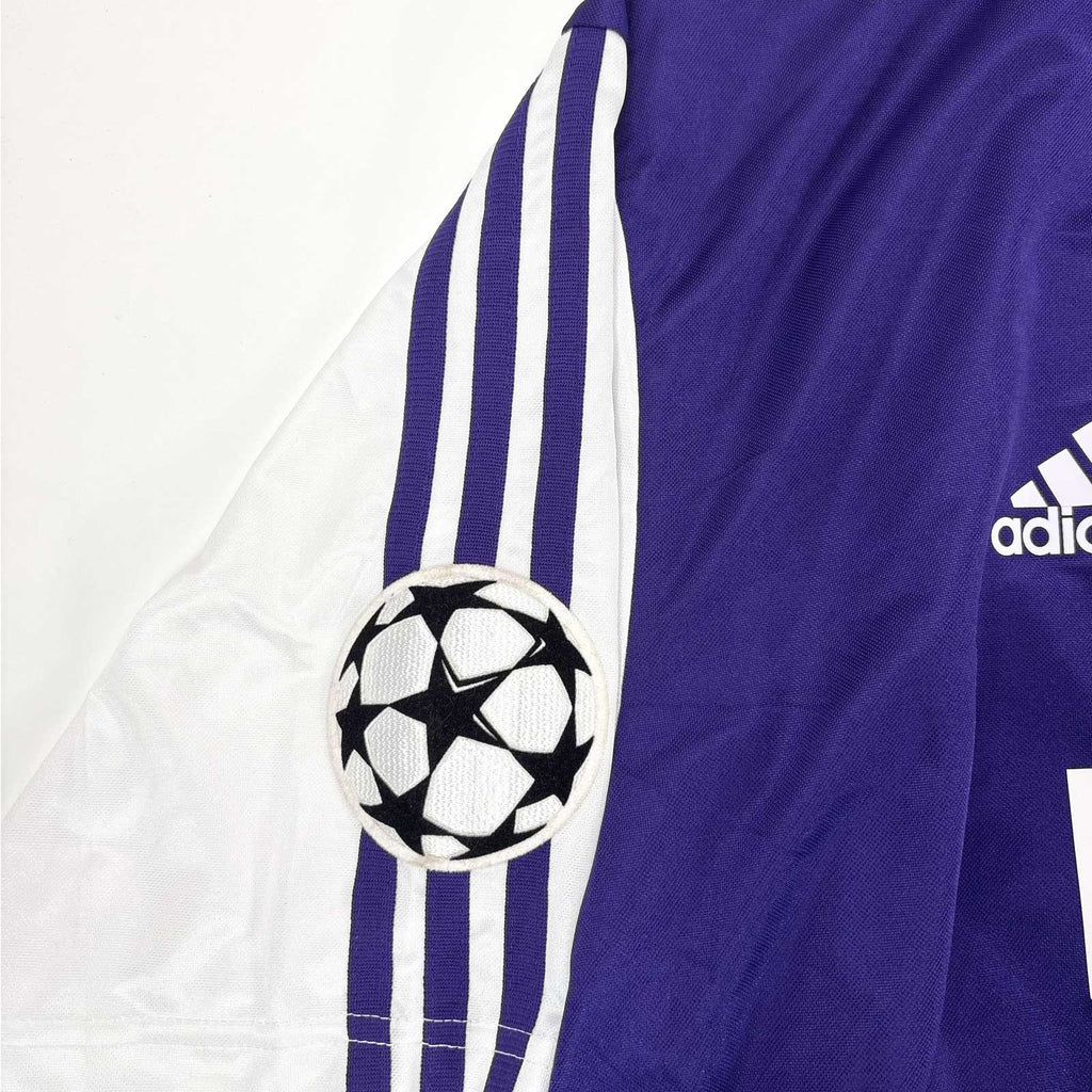 RSC ANDERLECHT 2003/04 AWAY SHIRT - MATCHWORN/ISSUED CHAMPIONS LEAGUE #35 MACDONALD (SIZE XL)