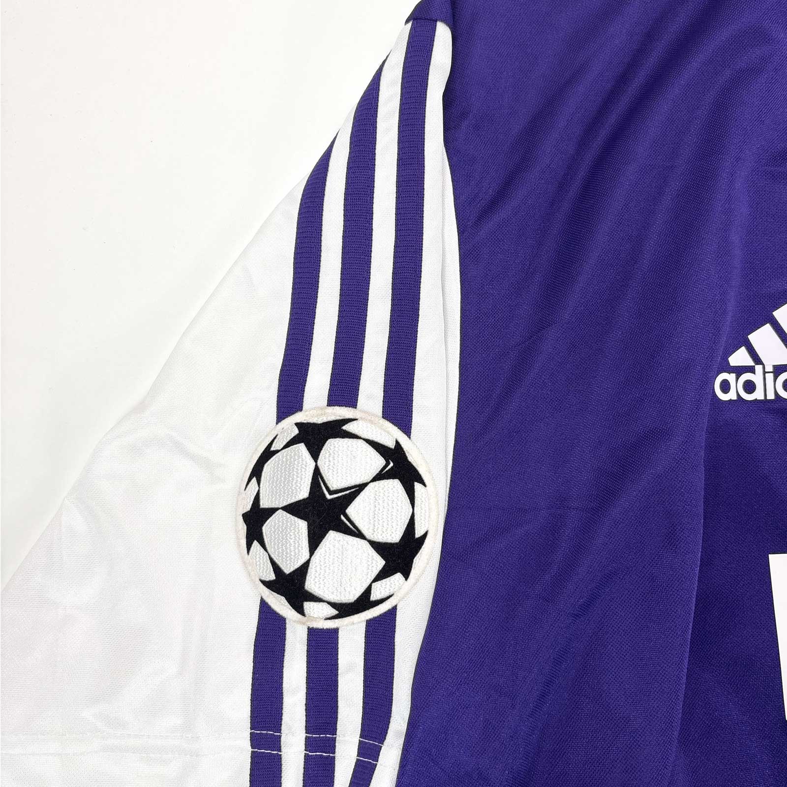 RSC ANDERLECHT 2003/04 AWAY SHIRT - MATCHWORN/ISSUED CHAMPIONS LEAGUE #35 MACDONALD (SIZE XL)