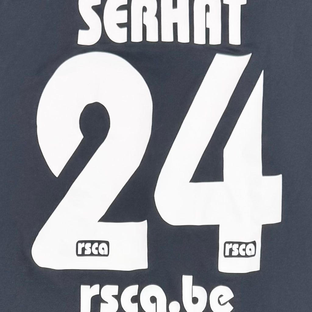 RSC ANDERLECHT 2005/06 AWAY SHIRT - #24 SERHAT