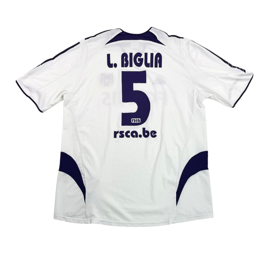 RSC ANDERLECHT 2005/06 HOME SHIRT - #5 BIGLIA