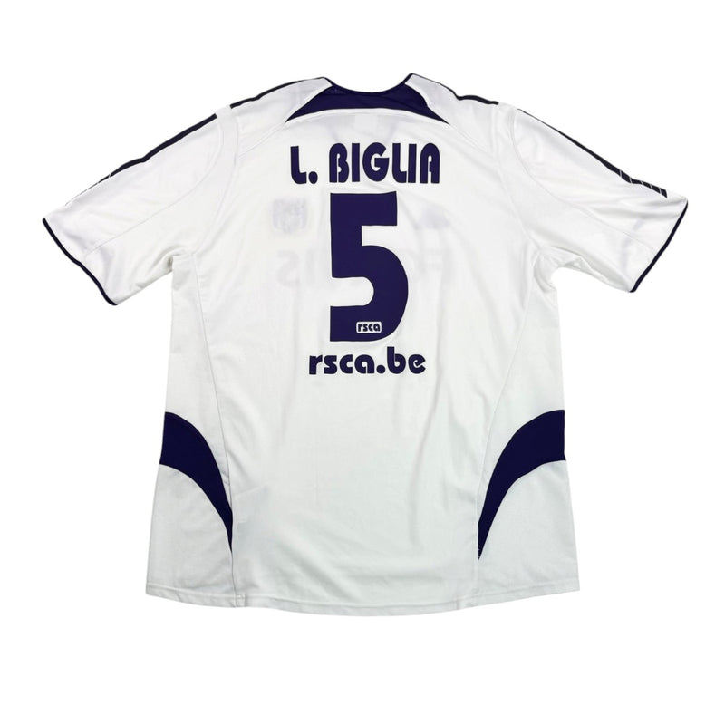 RSC ANDERLECHT 2005/06 HOME SHIRT - #5 BIGLIA