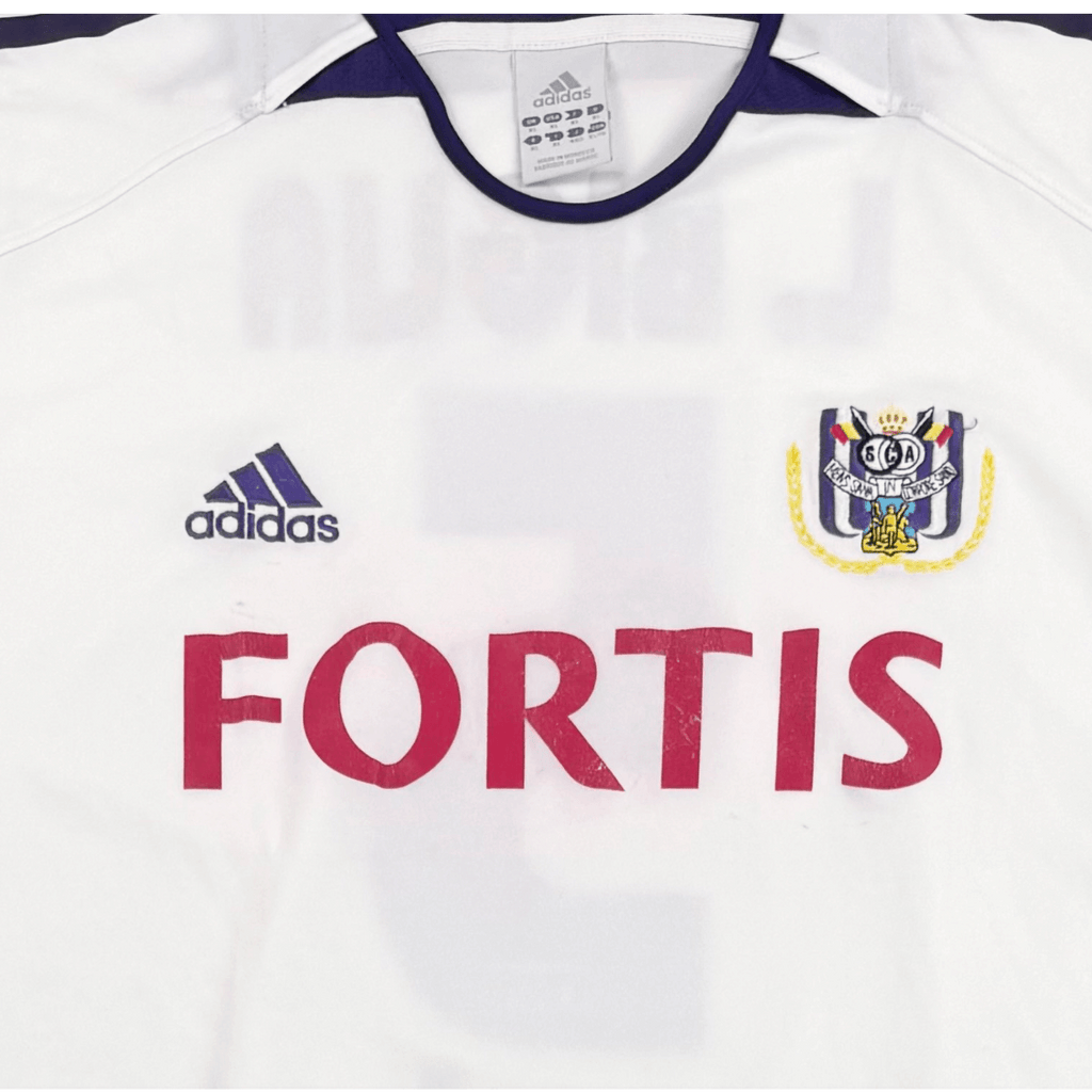 RSC ANDERLECHT 2005/06 HOME SHIRT - #5 BIGLIA