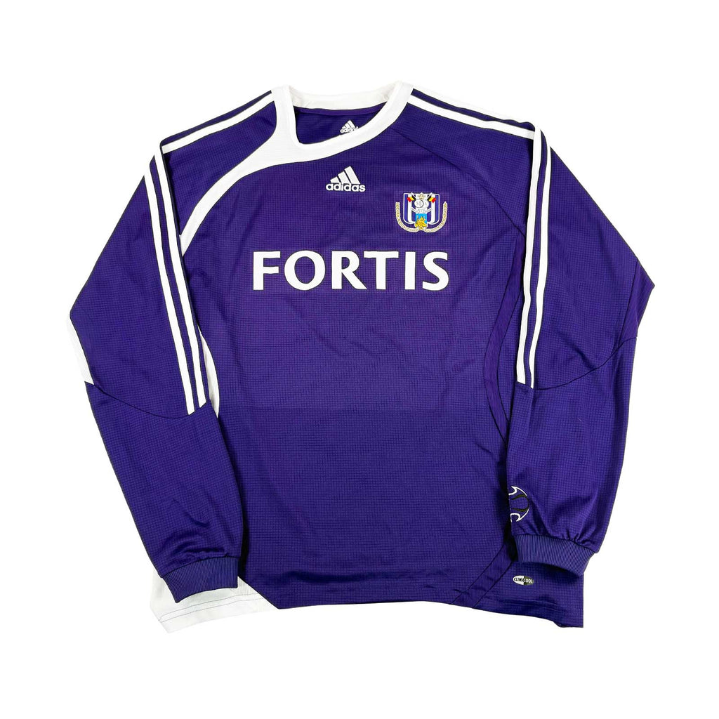 RSC ANDERLECHT 2006/08 HOME SHIRT L/S (SIZE L)