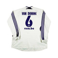 RSC ANDERLECHT 2007/08 AWAY SHIRT - #6 VAN DAMME