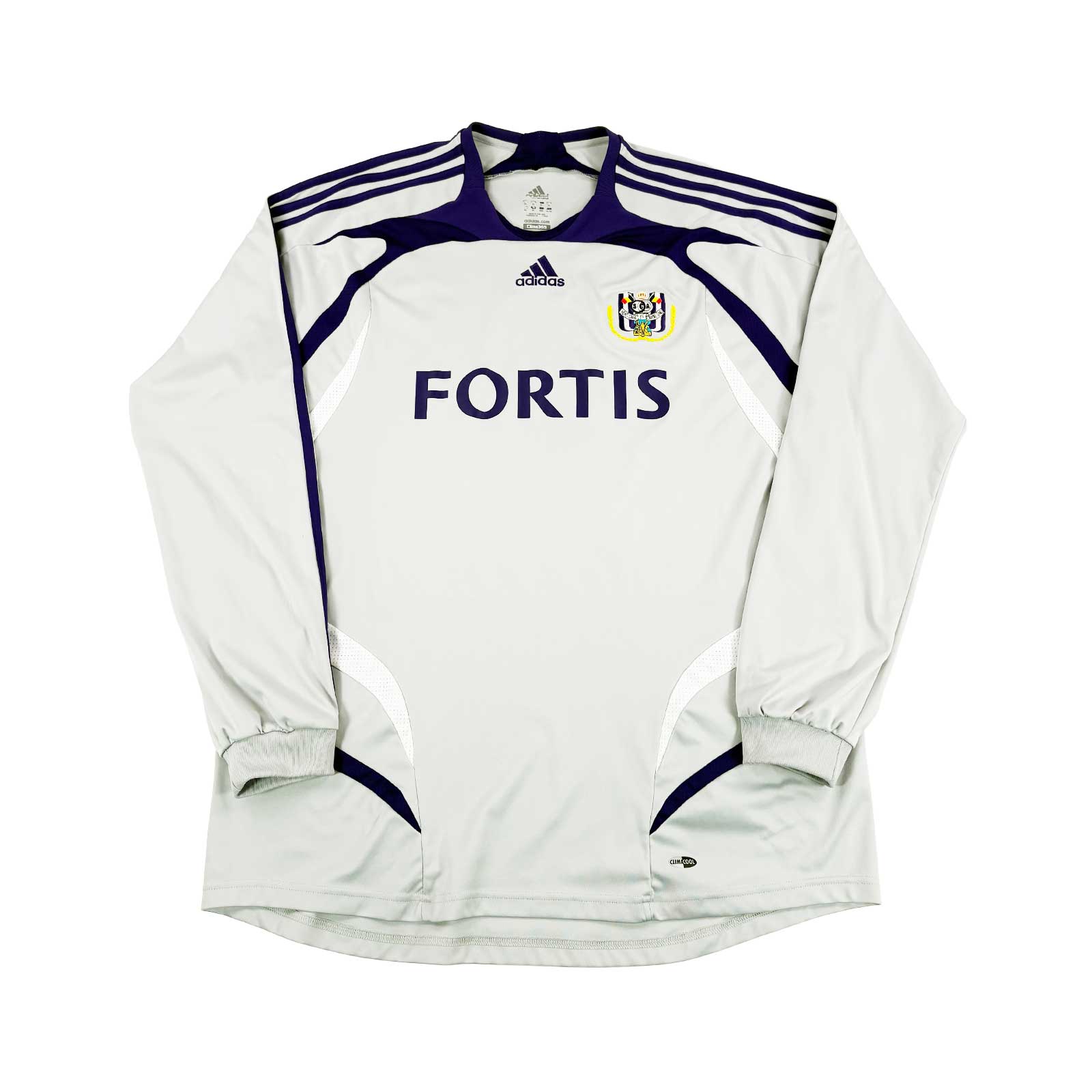 RSC ANDERLECHT 2007/08 AWAY SHIRT - #6 VAN DAMME (
