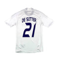 RSC ANDERLECHT 2009/10 HOME SHIRT - #21 DE SUTTER 