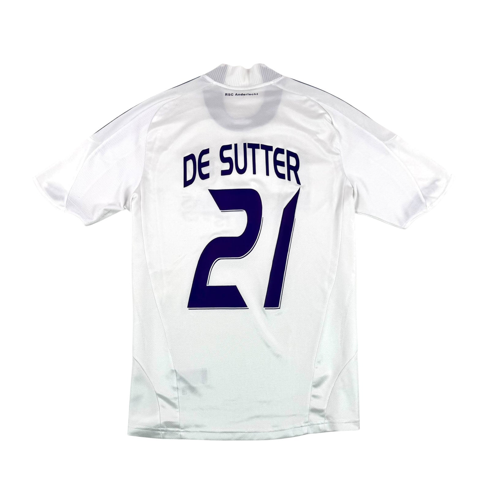 RSC ANDERLECHT 2009/10 HOME SHIRT - #21 DE SUTTER 
