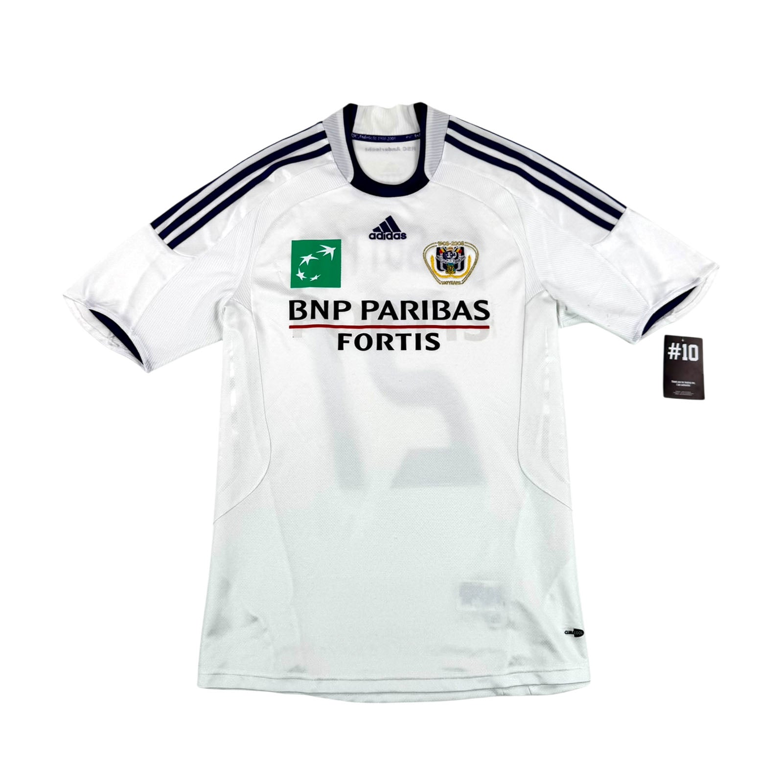 RSC ANDERLECHT 2009/10 HOME SHIRT - #21 DE SUTTER 