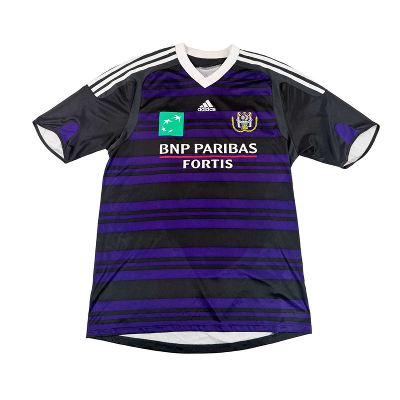 RSC ANDERLECHT 2010/11 AWAY SHIRT - SIGNED #21 DE SUTTER 