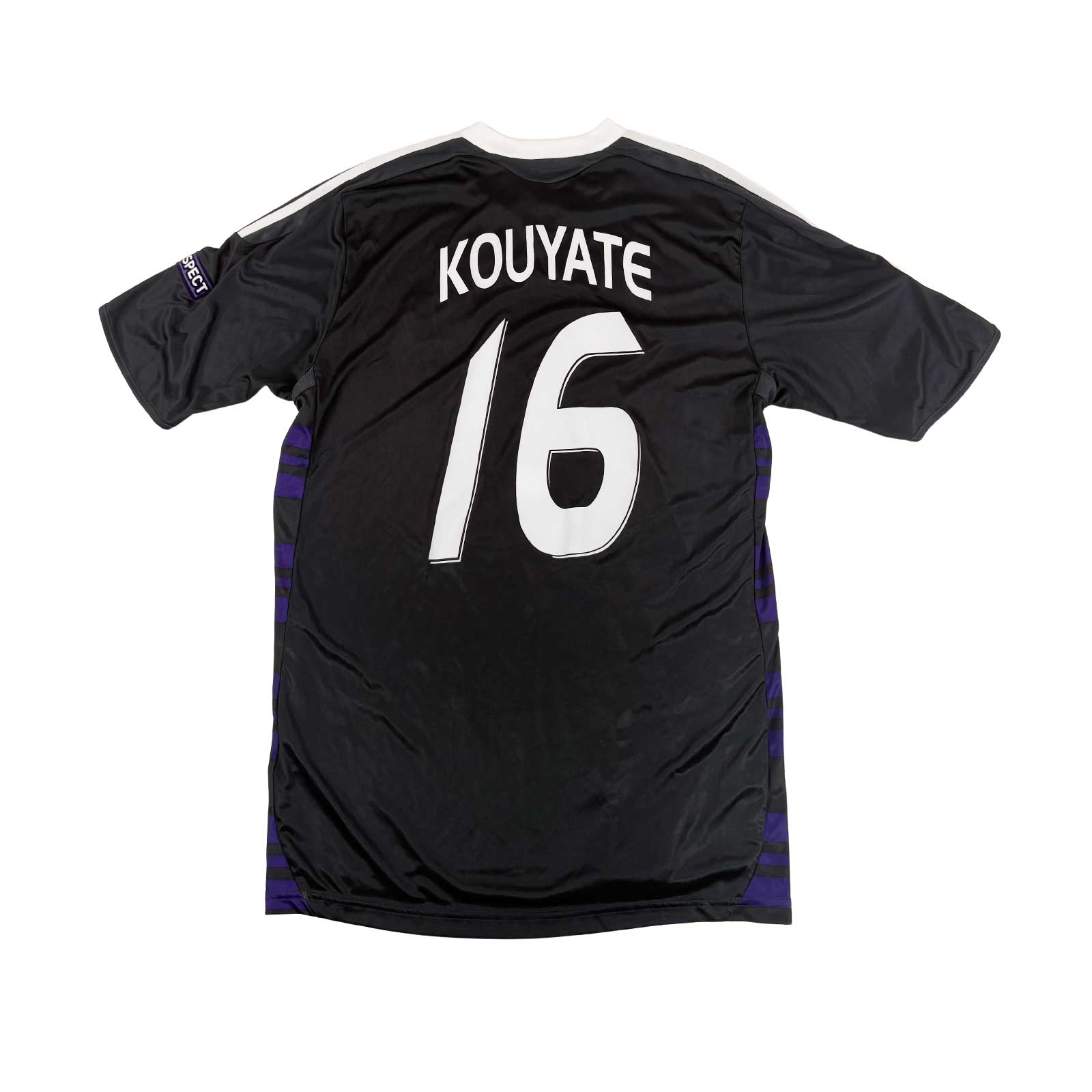 RSC ANDERLECHT 2010/11 AWAY SHIRT - MATCHWORN/ISSUED #16 KOUYATE 
