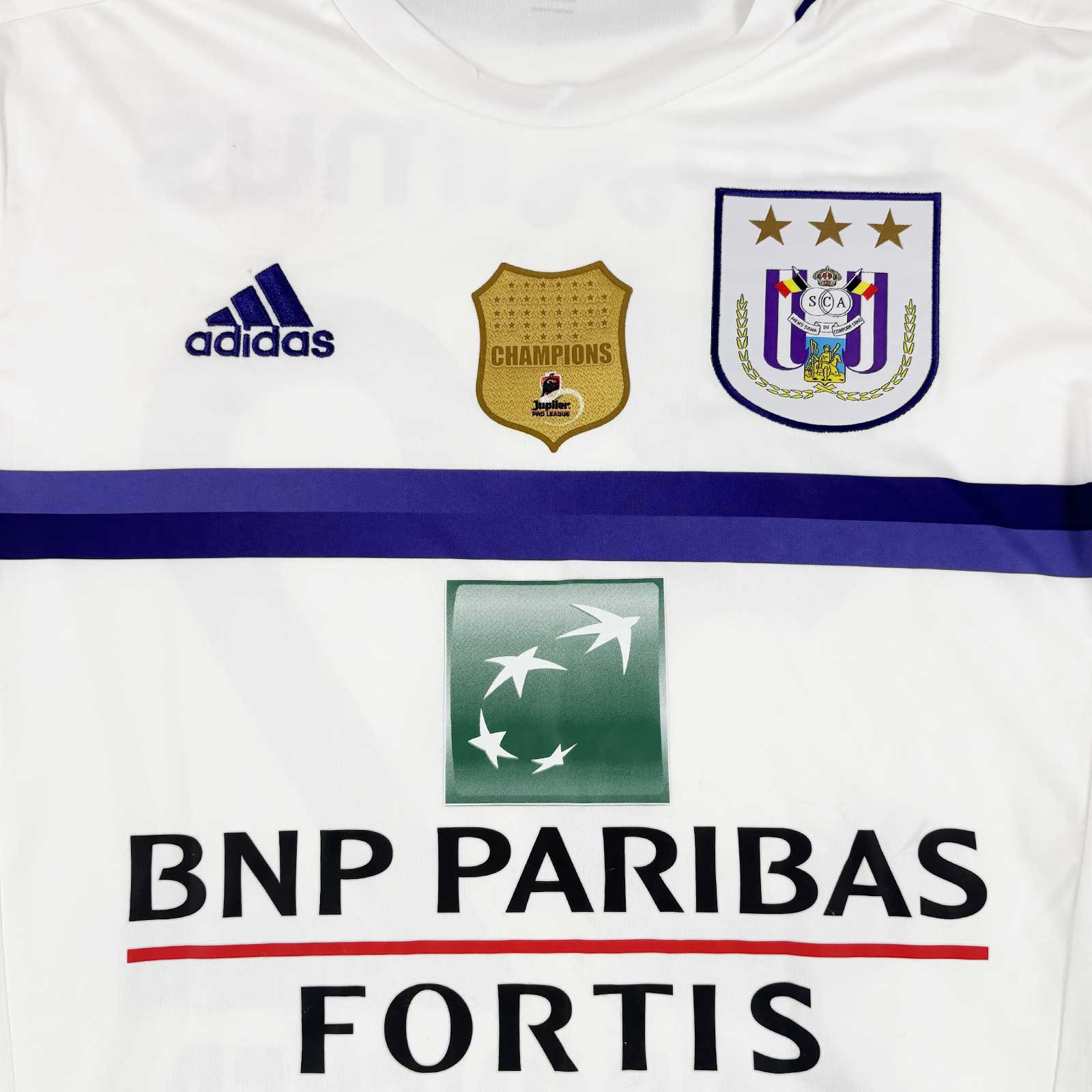 RSC ANDERLECHT 2016/17 AWAY SHIRT - MATCHWORN/ISSUED #32 DENDONCKER