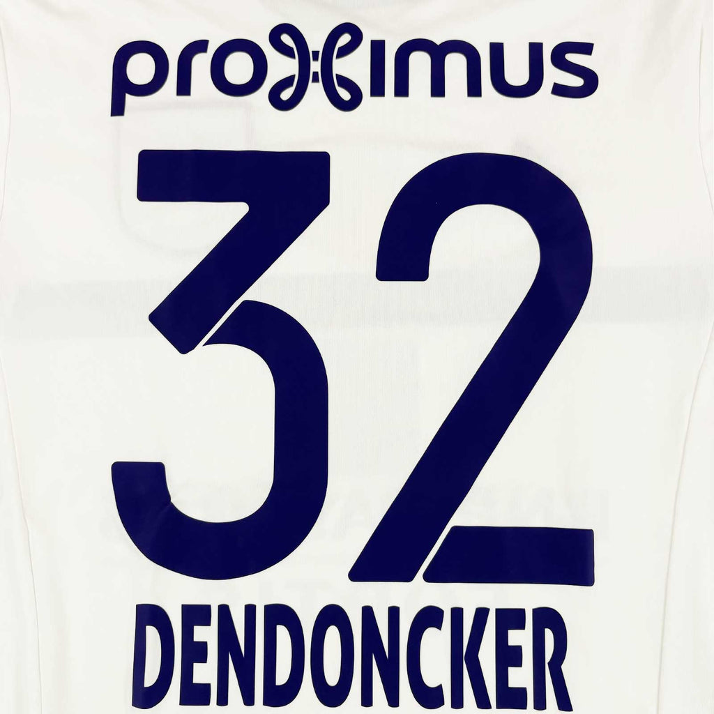 RSC ANDERLECHT 2016/17 AWAY SHIRT - MATCHWORN/ISSUED #32 DENDONCKER