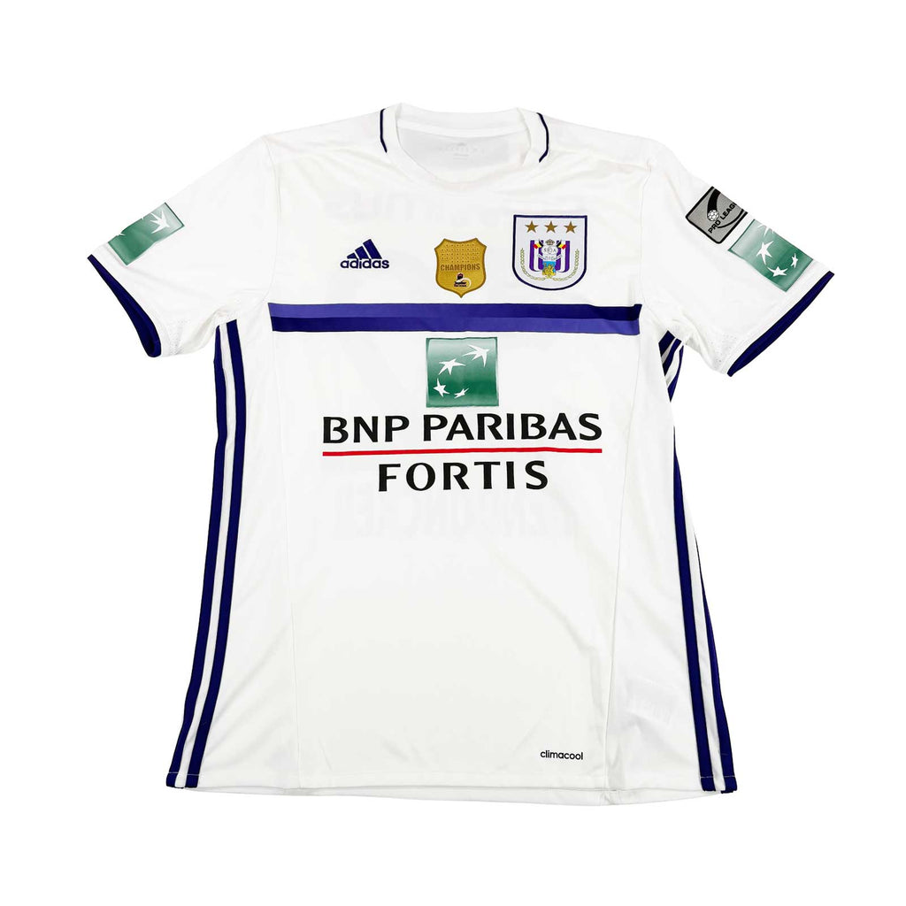 RSC ANDERLECHT 2016/17 AWAY SHIRT - MATCHWORN/ISSUED #32 DENDONCKER