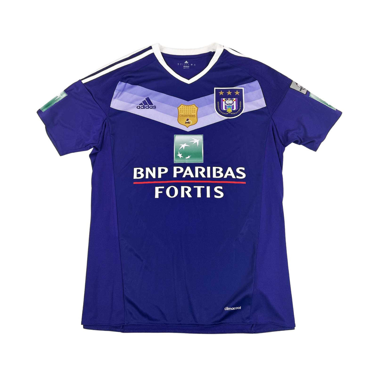 RSC ANDERLECHT 2016/17 HOME SHIRT - MATCHWORN/ISSUED #4 KARA 